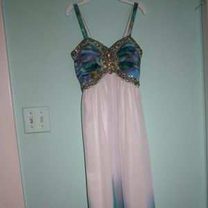 ***Floor length prom dress